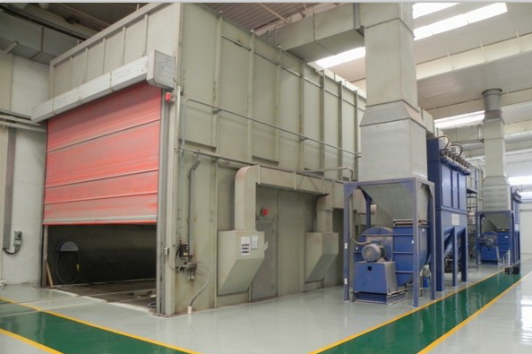 Mechanical Recycling Sandblasting Chamber Shot Blasting Room