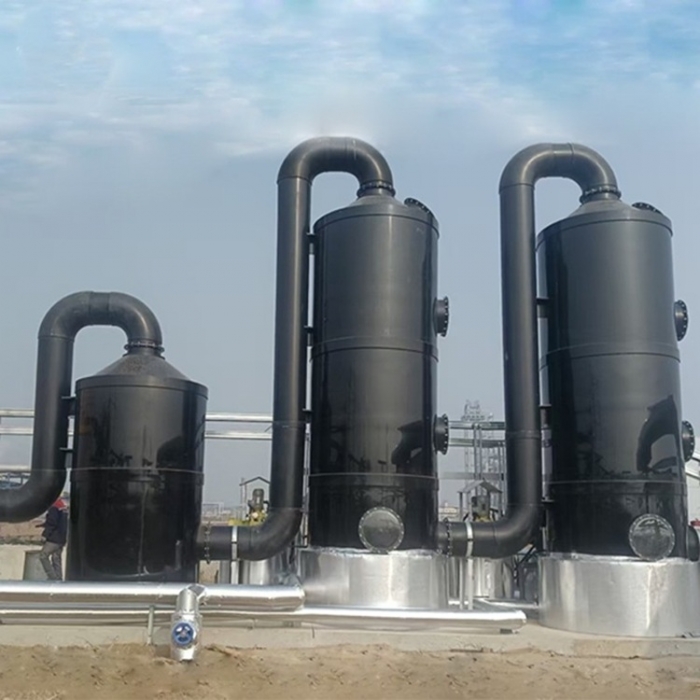 Wet Scrubber PP Anti-static Spray Tower Corrosion Resistant Waste Air Purification Absorption Equipment