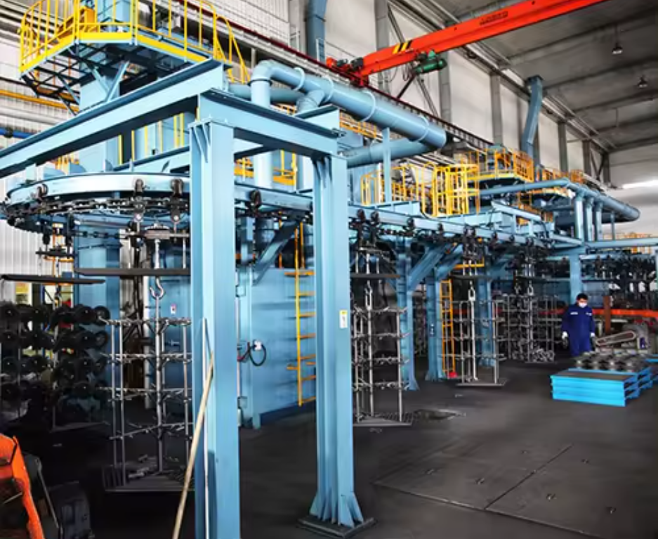 Spinner Hanger Overhead Conveyor Catenary Shot Blasting equipment.png